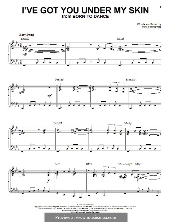 Синатра under my skin. I've got you under my Skin Ноты. Under my Skin Ноты. I've got you under my Skin Frank Sinatra Ноты. Водные лыжи т Деак Ноты для фортепиано.