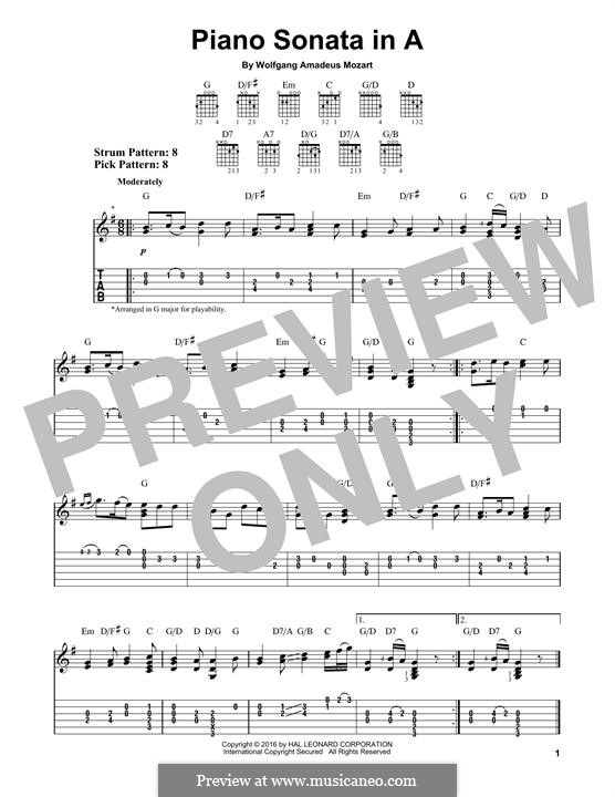 Sonata k.331 william kanengiser guitar pdf