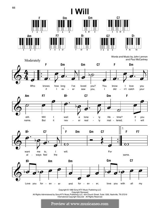 The Beatles, Partitura