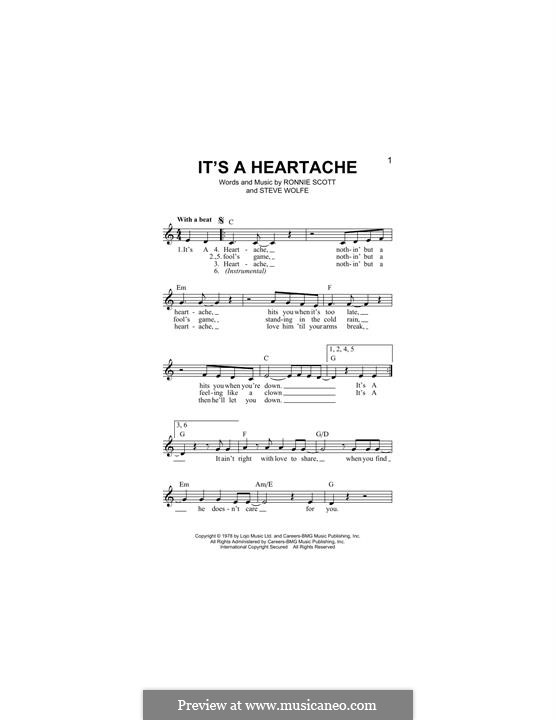 Bonnie Tyler - It's A Heartache - Cifra Club PDF