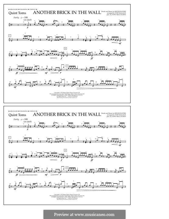 Another Brick in the Wall arr. Tom Wallace