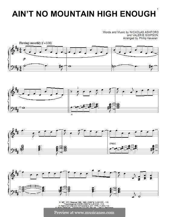Aint no mountain. Aint no Mountain High enough Ноты. Ain't no Mountain High enough Marvin Gaye, Tammi Terrell. Ain't no Mountain High enough Ноты для фортепиано. High enough Ноты для фортепиано.