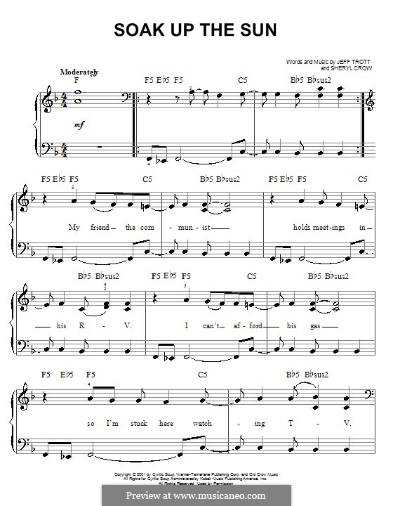 Солнечные ноты. Soak up the Sun. Another Day of Sun Ноты. Рыба солнце Ноты для фортепиано. Sheryl Crow all i wanna do Ноты.