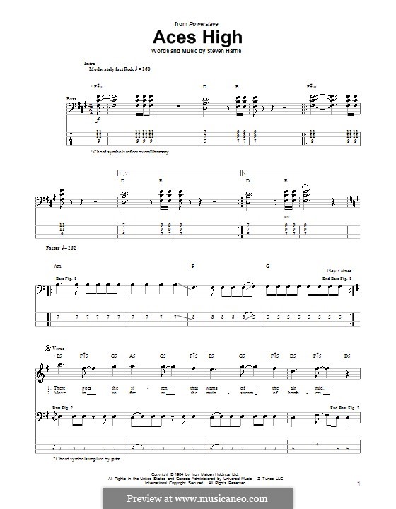 Iron maiden guitar tabs pdf