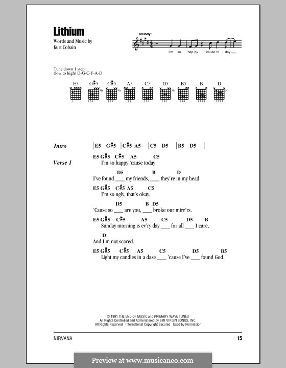 Нирвана аккорды. Табулатура Нирвана литиум. Табы для гитары Lithium. Нирвана литиум табы. Литиум Нирвана на гитаре.
