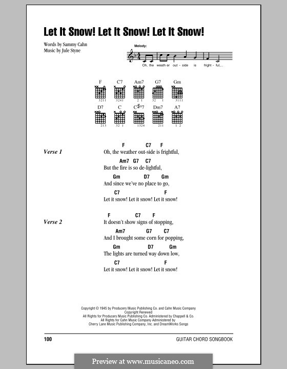 Текст песни let is snow. Let it Snow на укулеле табы. Лет ИТ Сноу на укулеле. Let it Snow Chords.