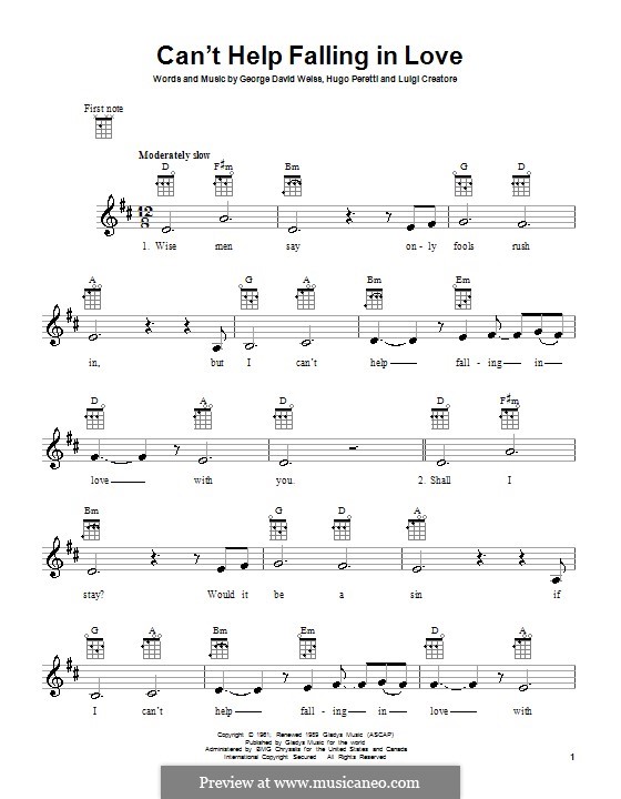 Elvis presley falling in love. Can't help Falling in Love Ноты на укулеле. Can't help Falling in Love укулеле. Табы для укулеле can't help Falling in Love. Can't help Falling in Love бой укулеле.