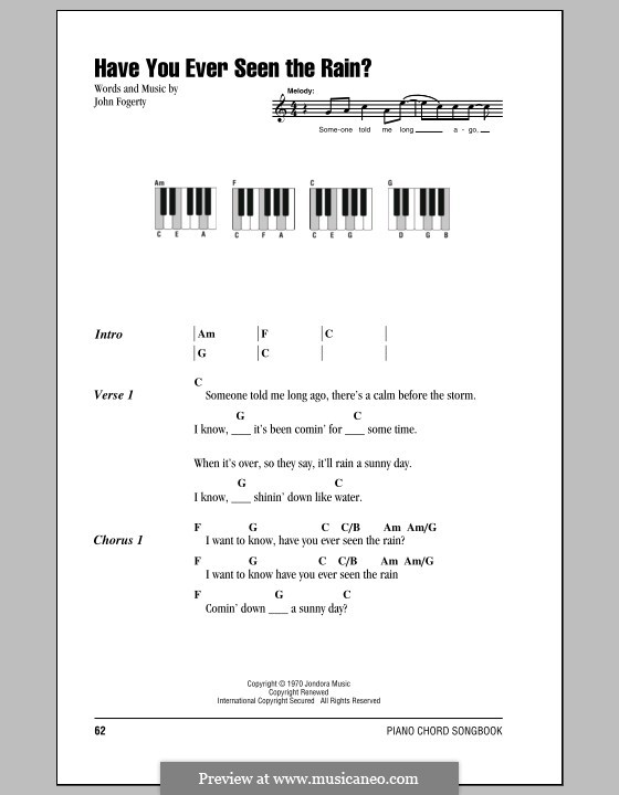Creedence have you ever seen the rain. Have you ever seen the Rain аккорды. Have you ever seen the Rain Ноты. Have you ever seen the Rain текст. Creedence have you ever seen the Rain Ноты.