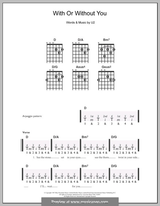 With or without you u2 перевод. U2 with or without you текст. With or without you Ноты. U2 with or without you перевод. With or without you u2 Ноты для фортепиано.