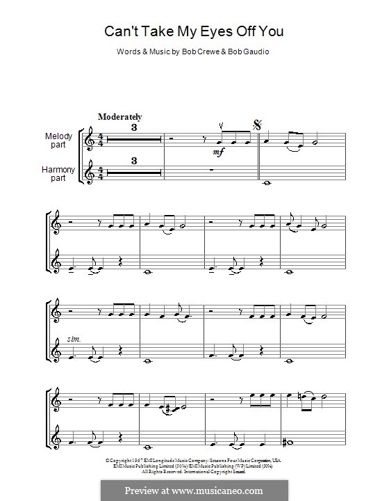 Песня my exes. Can't take my Eyes off you Ноты для фортепиано. Frankie Valli can't take my Eyes off you Ноты. Can't take my Eyes of Ноты. Can't take my Eyes off you Ноты.