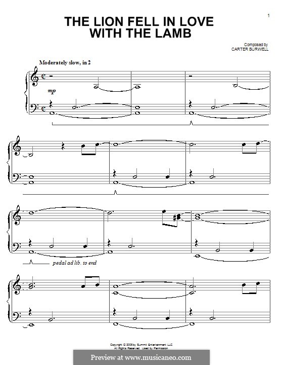 Лев ноты. The Lamb Ноты. The Lion fell in Love with the Lamb Ноты гитара. The Lion fell in Love with the Lamb на фортепиано. The Lion fell in Love with the Lamb Ноты для фортепиано с номерами.