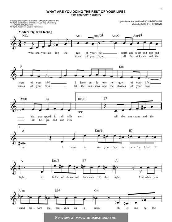 Перевод песни for the rest of my. What are you doing the rest of your Life Ноты. Do what you are doing Ноты для фортепиано. Мишель Легран.what are doing the rest of your Life. Ноты.