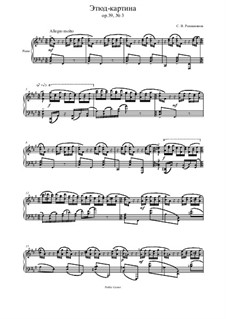 Рахманинов этюд картина 39 опус до минор