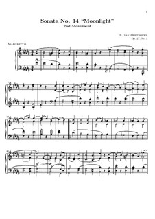 Bethoven lunnaya sonata noti dlya skripki